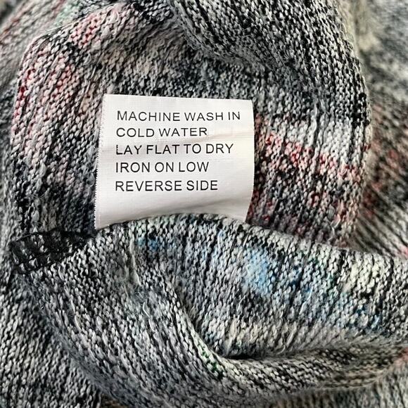 Creation Tunic Top Size Large Abstract Artsy Colorful Dopamine Sweater Geometric - Picture 8 of 12